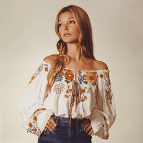 70s outfit peasant blouse