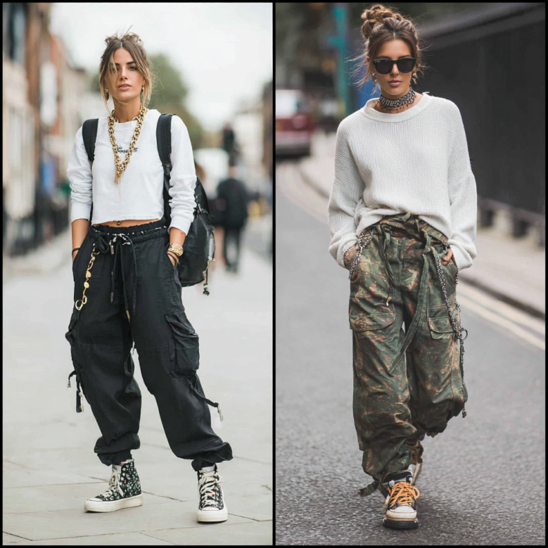 Baggy Jeans and Cargo Pants for Women: 90s Fashion