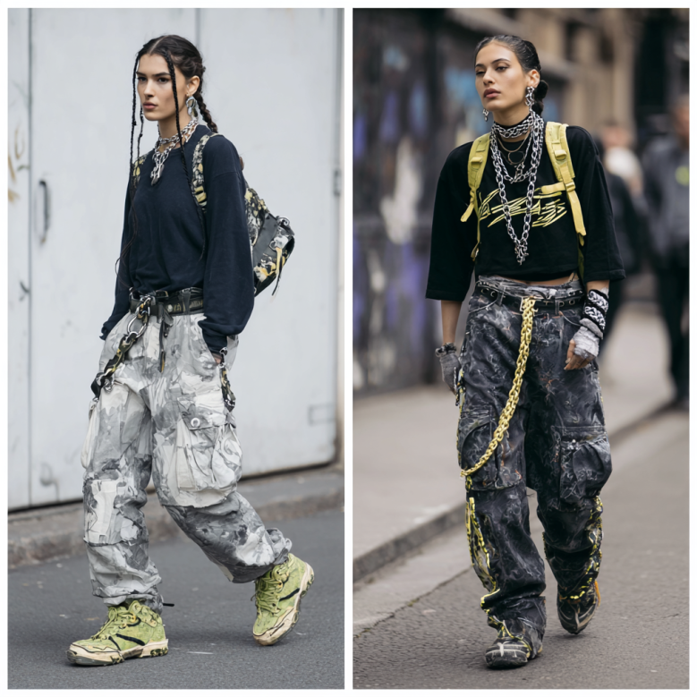 Baggy Jeans and Cargo Pants for Women: 90s Fashion