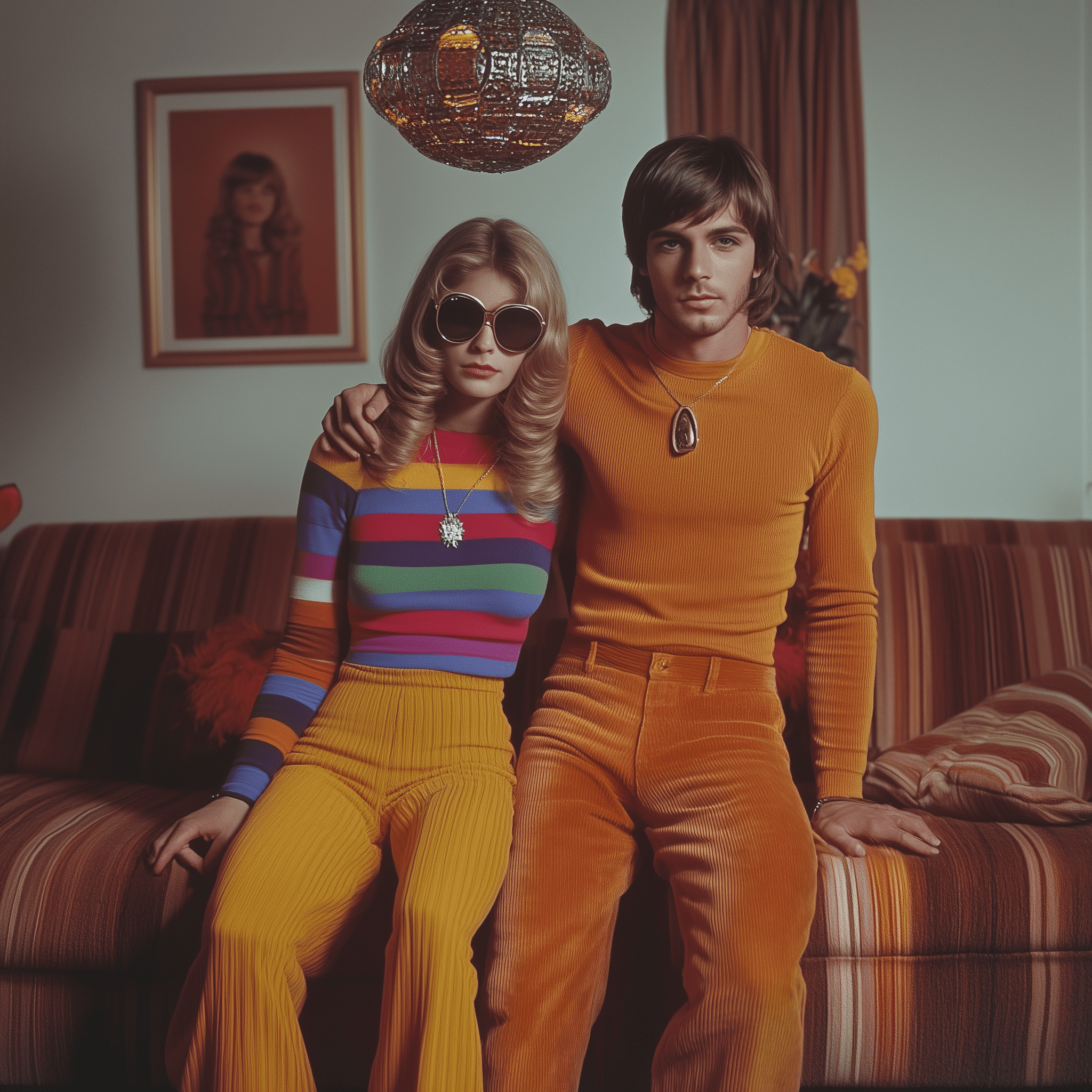 70s fashion turtlenecks, corduroy pants